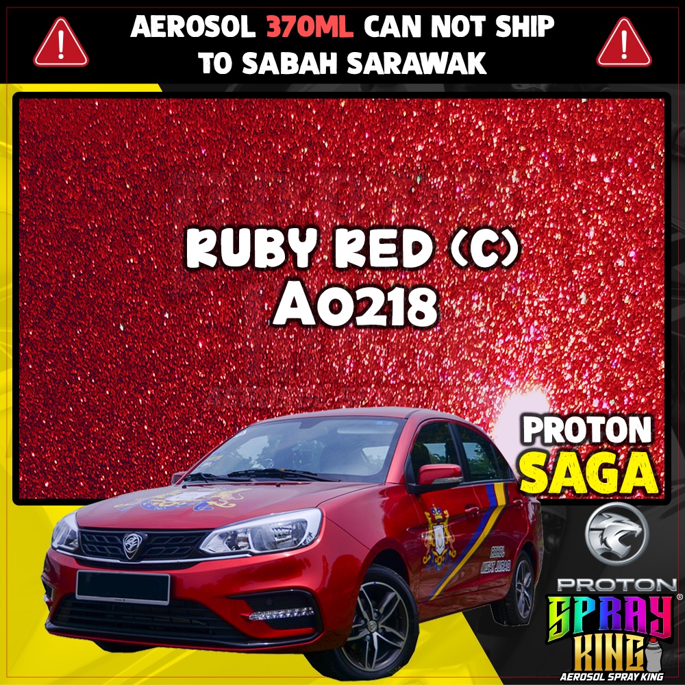 PROTON SAGA [ A0218 Ruby Red ] Touch Up Pen / Touch up Paint Small Scratch Repair Tool DIY Calar