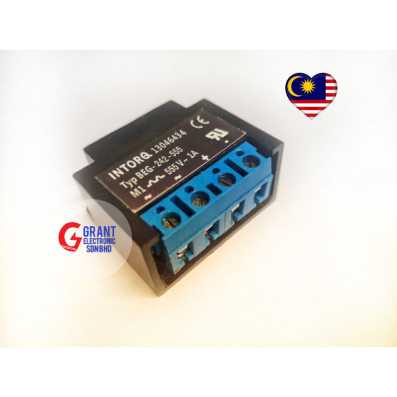 INTORQ BEG-242-555 Half Wave Rectifier Module Brake Rectifier 555V 1A ...