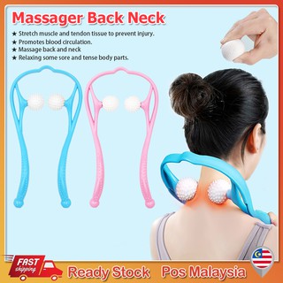 ABS Plastic Brown Back And Neck Massager