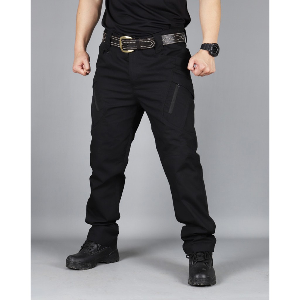 Seluar Lelaki Kargo Straight Cut Cargo Pants h and m Seluar Getah ...