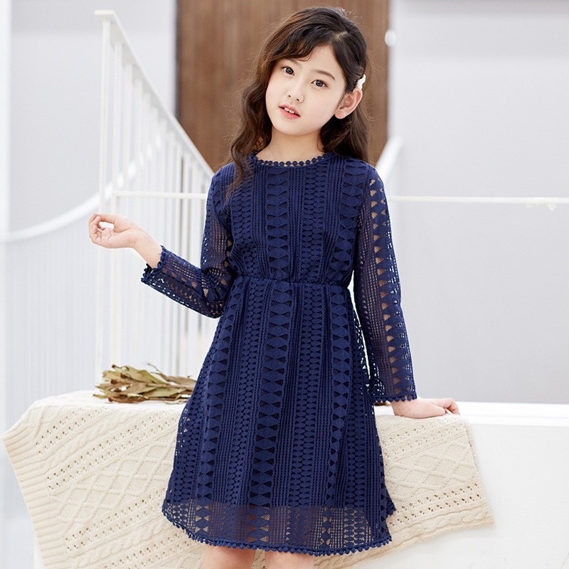 3-14years Gown Dress Blouse Raya 2022 Kids Girl Children Long Sleeves ...