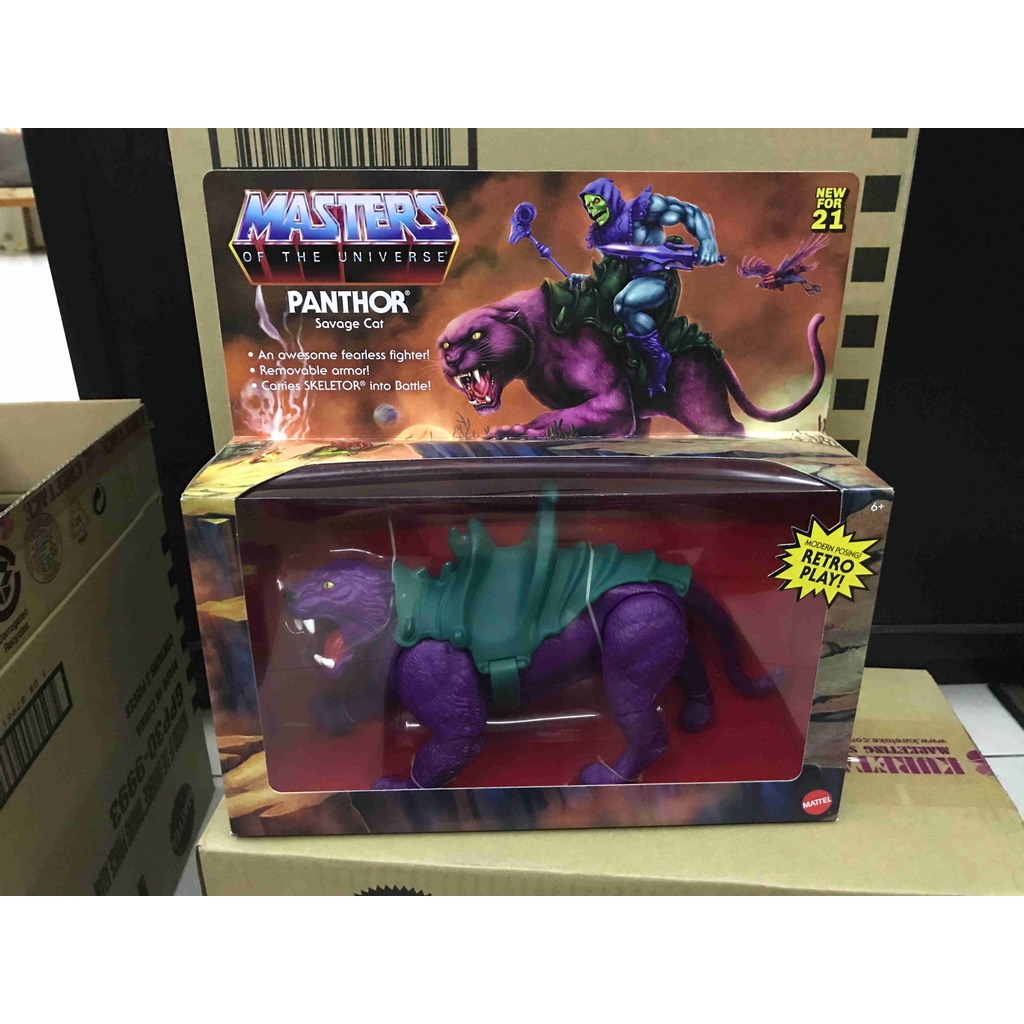 Mattel Origins Panthor Neuf Figurine Masters Of The Universe - Panthor Édition Flockée Exclusive Mattel, Neuf Mythic Battles Ragnarok