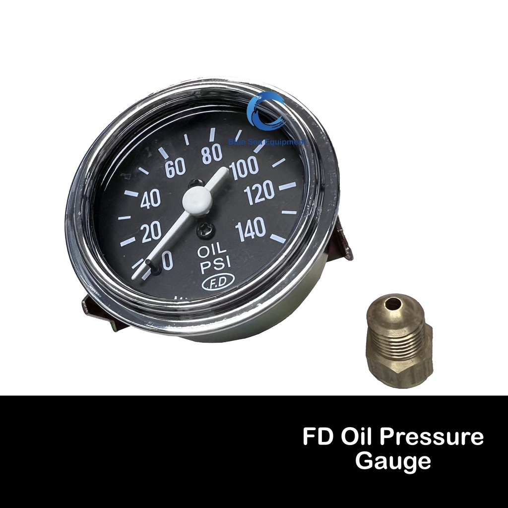 FD Analog Oil Pressure Gauge (Made in Japan) for Cummins Engine 52S140PSI Shopee Malaysia