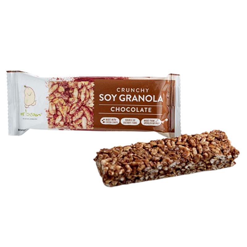 Mr Bean Soy Granola Bars 6 Bars Cereal Bar Breakfast Snack Bar Energy ...