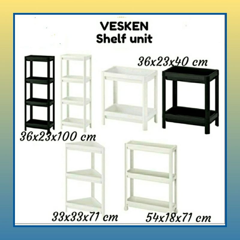 Vesken shelf store unit ikea