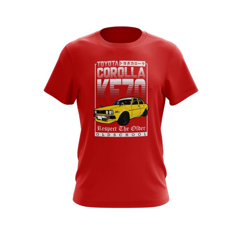 azman shopTshirt Design Toyota Corola KE70 oldschool | Shopee Malaysia