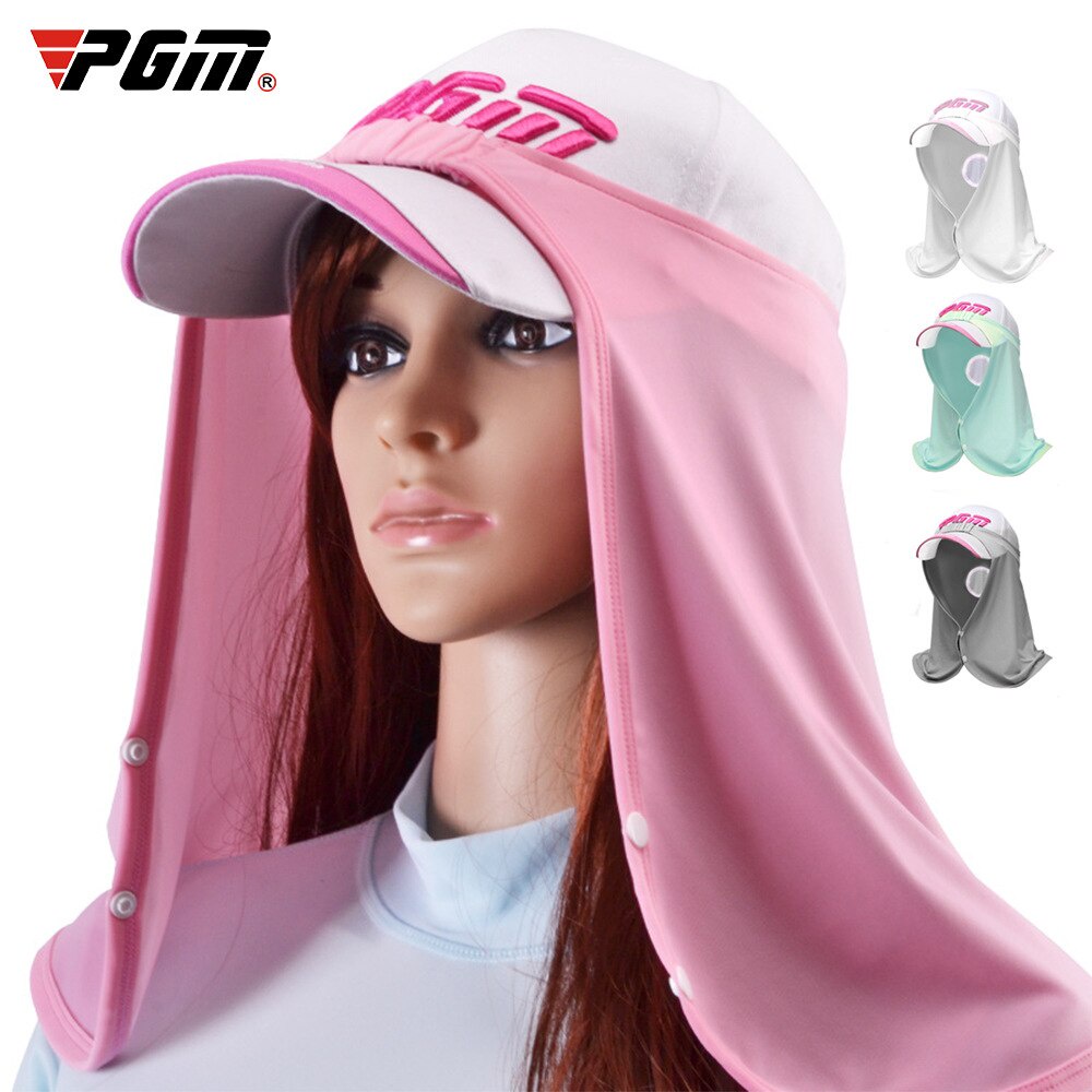 PGM Men Women Summer Sun Protection Golf Caps No Hat Viscose Fiber Scarf Sun Protection