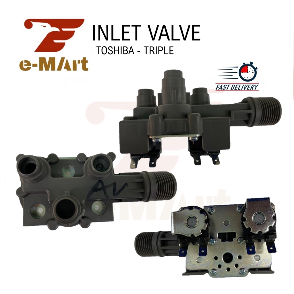 TOSHIBA Triple Inlet Valve AW-DG1500W / AW-DG1600W / AW-DG1700W [ READY ...
