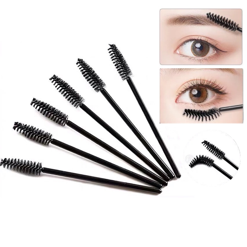 Mascara Wands Spiral Bendable Eyelash Spoolies Brush Disposable Eyelashes Extension Makeup Tools