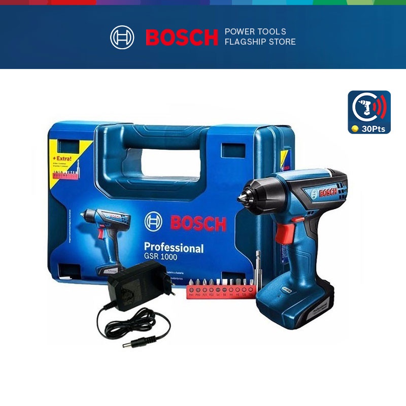 BOSCH Professional GSR 1000 Cordless Drill Driver Extra