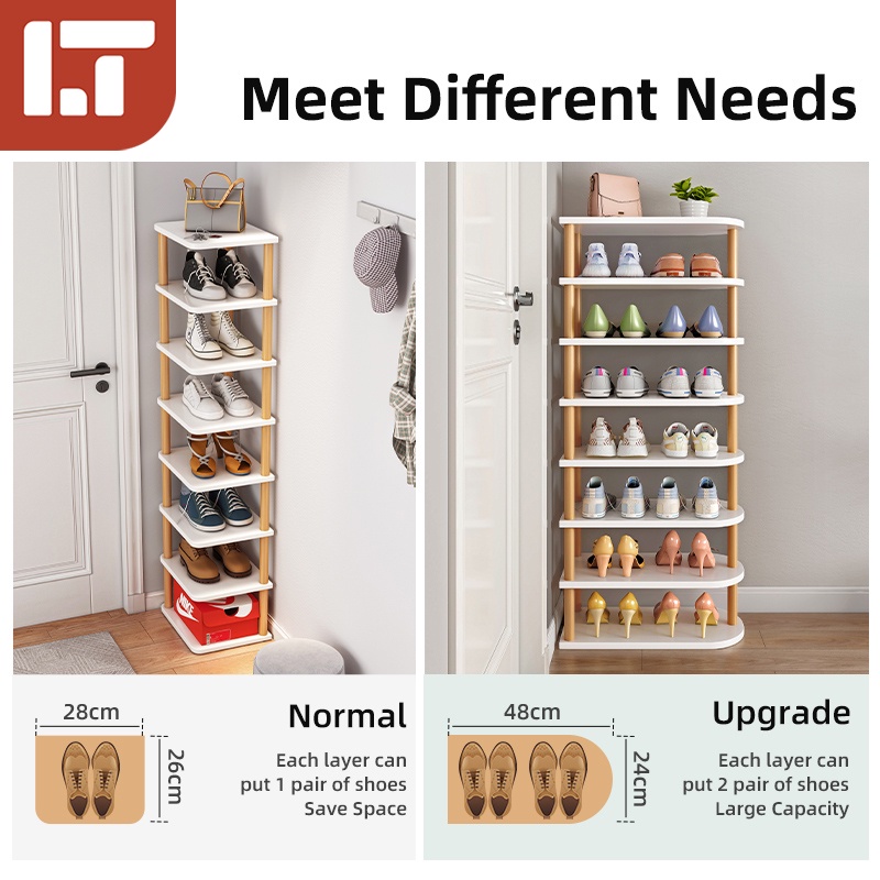 Rak Kasut Multi-layer Shoe Rack Rak Kasut Kayu Shoe Storage Rack ...