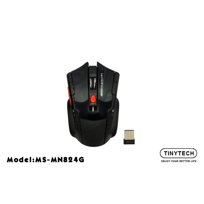 Tinytech 2.4g Wireless Usb Mouse Ms-mn824G | Shopee Malaysia