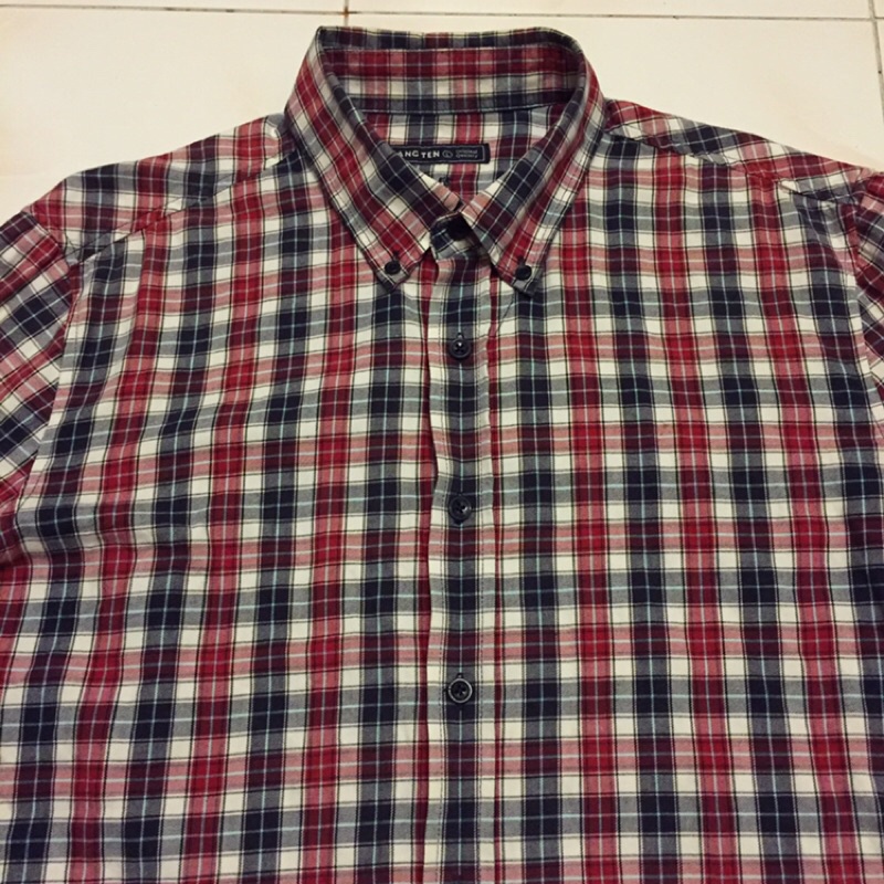Hang ten work shirt casual checker classics | Shopee Malaysia