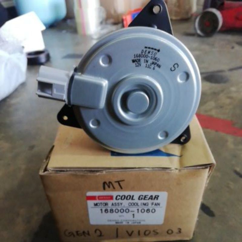 TOYOTA WISH/PROTON SAGA BLM/GEN2/PERSONA RADIATOR FAN MOTOR ORIGINAL DENSO Shopee Malaysia