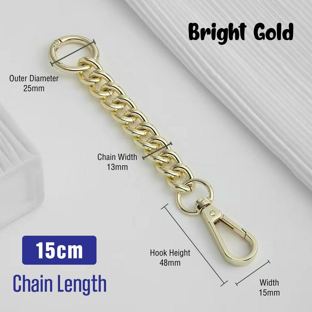 epeach 15cm Bag Chain Extension Strap Sambung Tali Rantai Beg