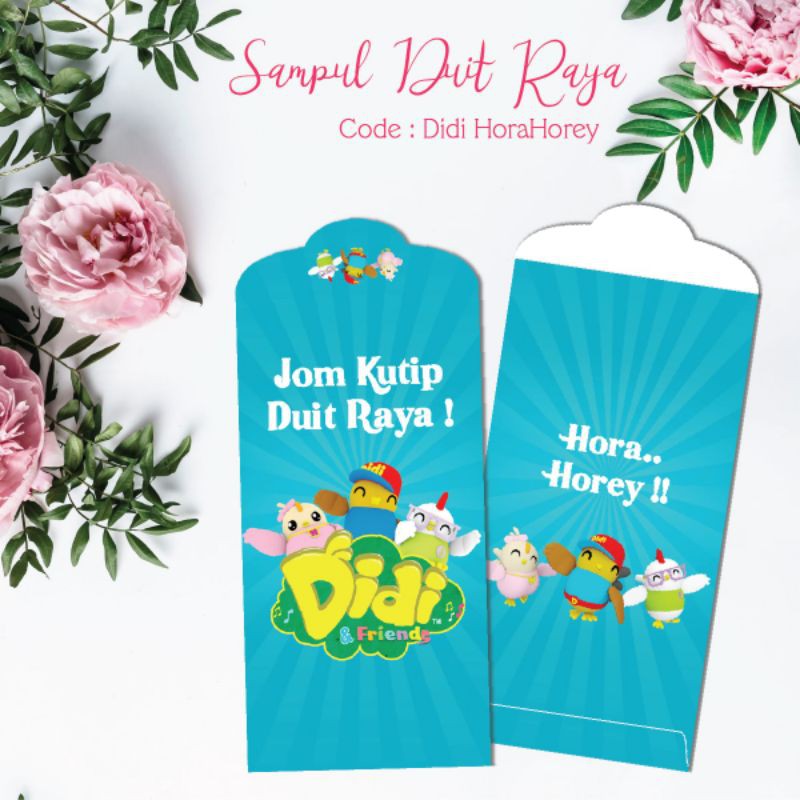 Sampul Duit Raya Edisi Animasi Didi Raya Festival(minimum order 2 set ...