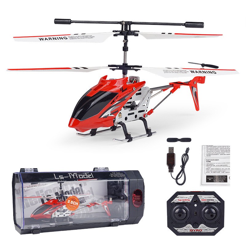 RC Helicopter LsModel 3.5Ch Remote Control Kapal Terbang tinggi