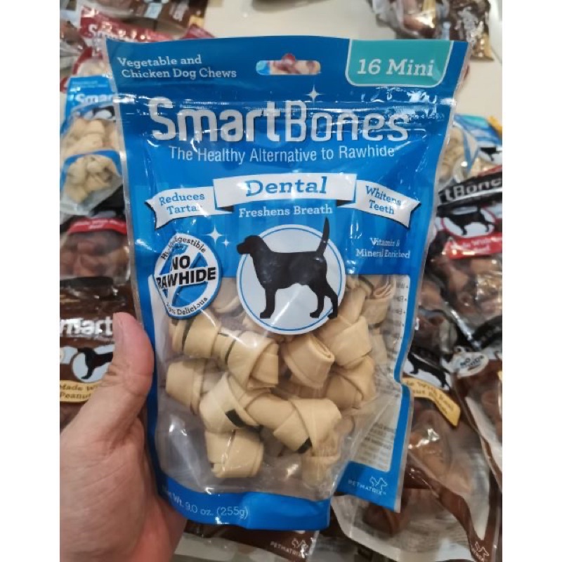 SmartBones Dental Chews (16 mini) 255g | Shopee Malaysia