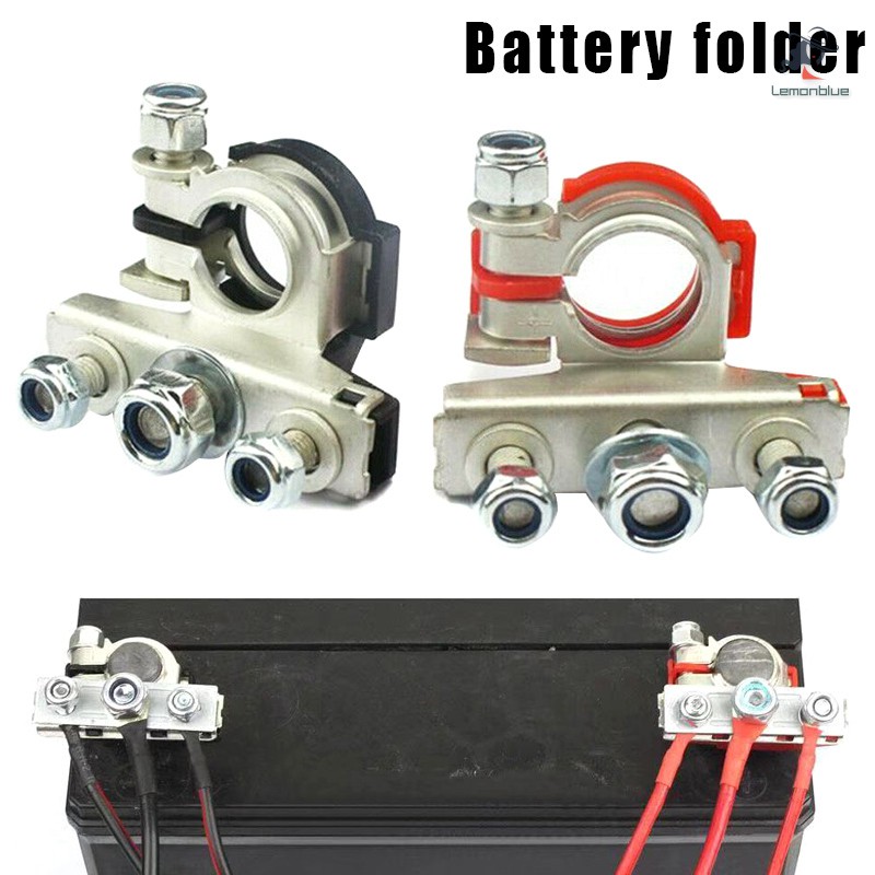 1 Pair Vehicle Quick Release Cable Clamp Clip Heavy Duty Battery