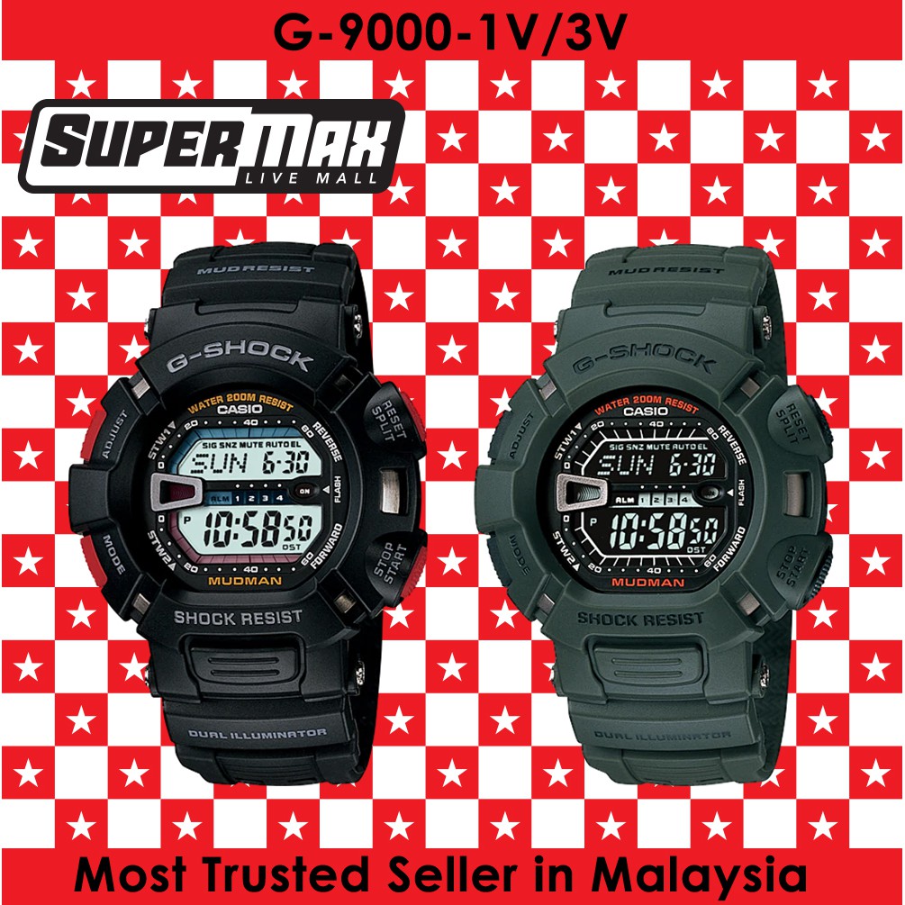 Harga g shock mudman 2025 g 9000