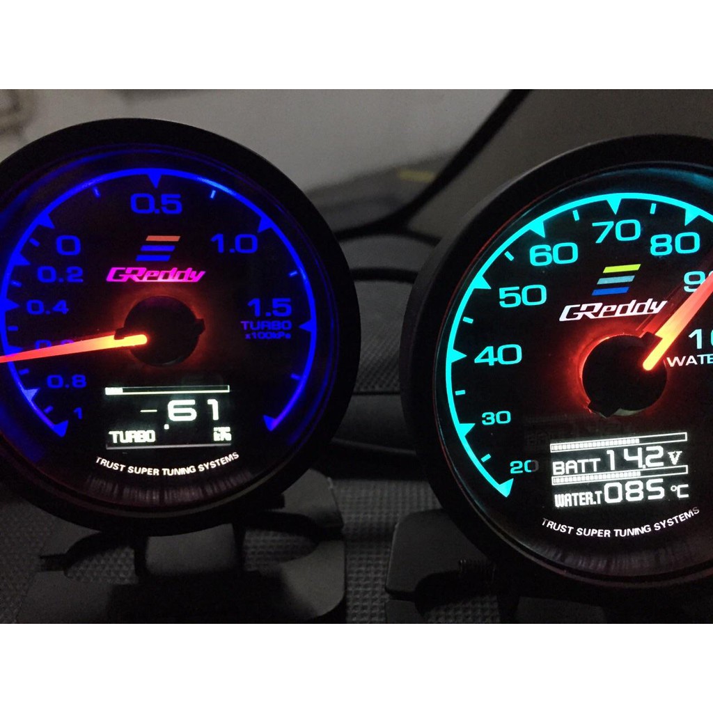 GREDDY RGB color meter Water temperature meter DEFI Multi Gauge Meter 2