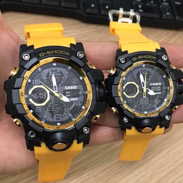 G shock yellow hot sale and black