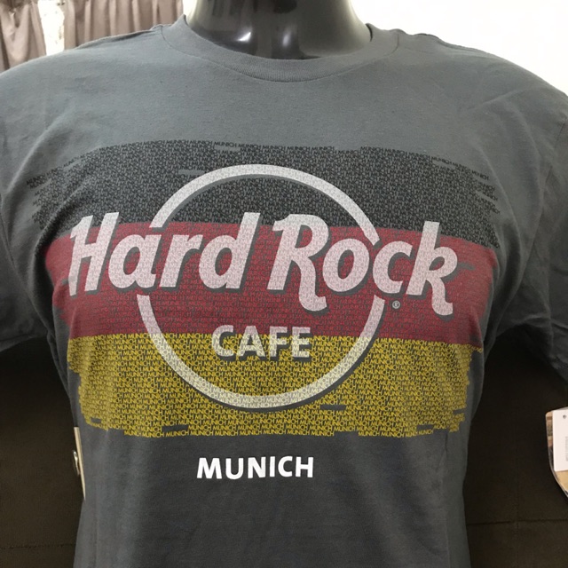 Ready Stock T shirt Hard Rock Cafe Munich Repat Flag Original