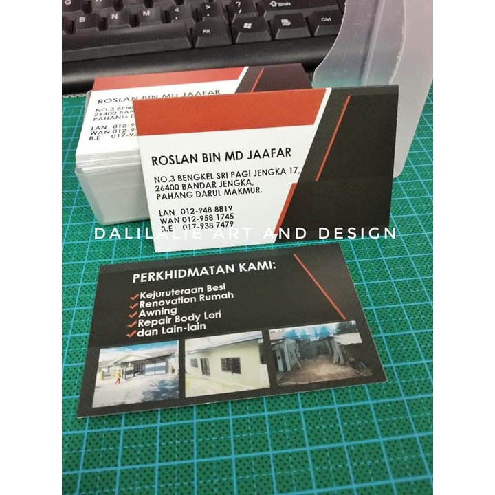 Business Card / Bizkad / Kad Bisnes / Name Card | Shopee Malaysia