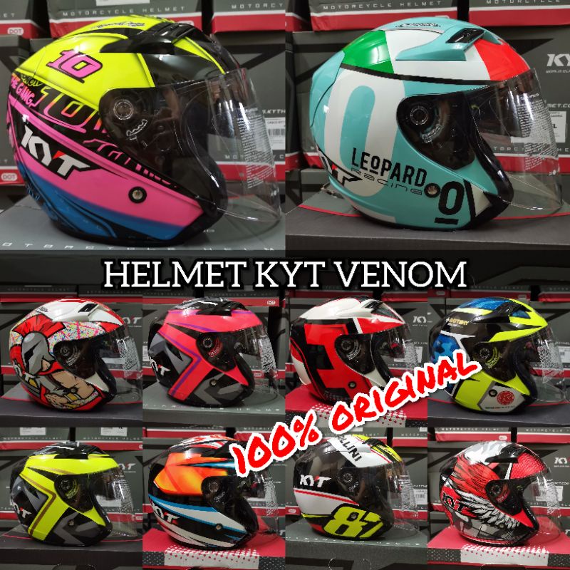 Kyt 2024 helmet leopard