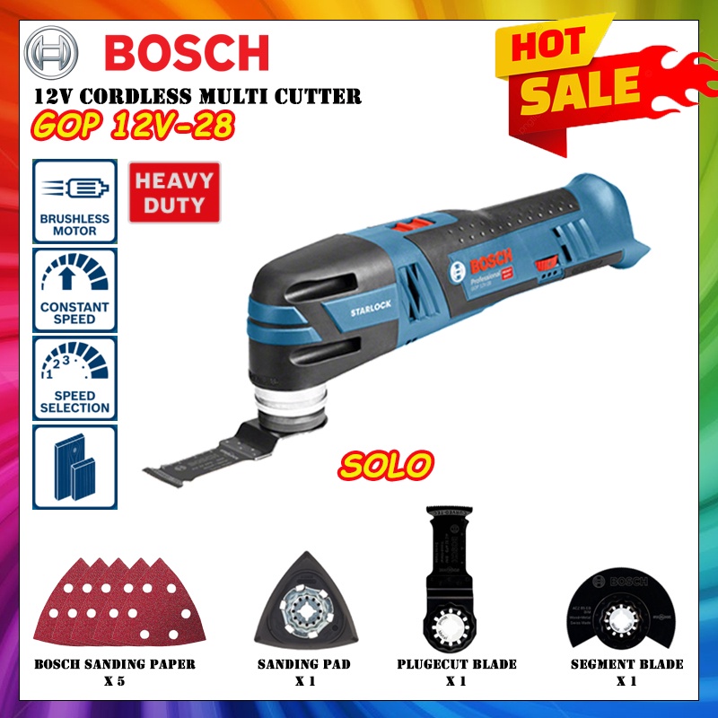 BOSCH GOP 12V 28 CORDLESS MULTI CUTTER GOP12V 28 Shopee Malaysia