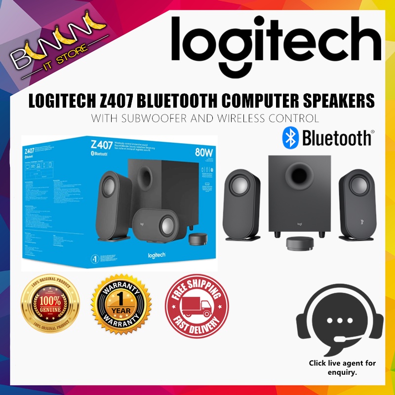 Z407 Bluetooth Computer Speakers with Subwoofer