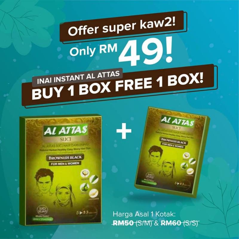 🔥ORIGINAL HQ🔥[READY STOCK] Inai Rambut Instant Al-Attas Suci Beauty ...