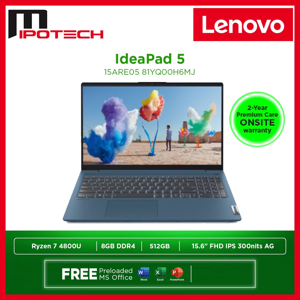 Lenovo IdeaPad 5 15ARE05 81YQ00H5MJ/H6MJ 15.6'' FHD Laptop ( Ryzen