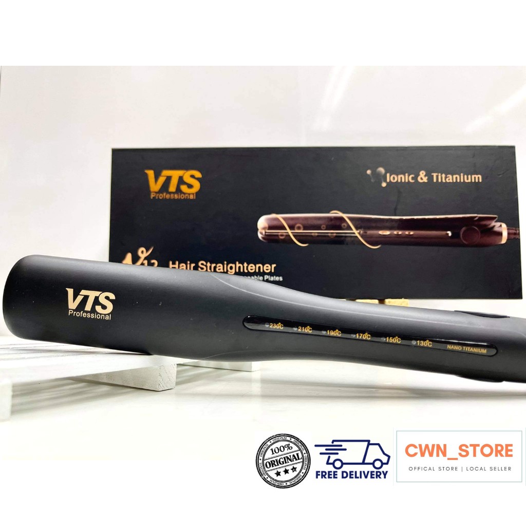 Vts professional hair straightener top