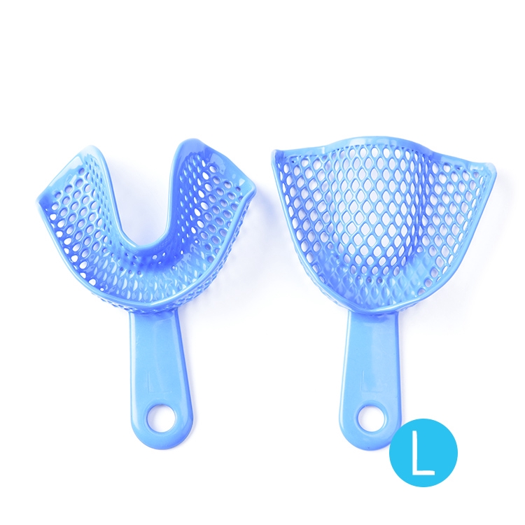 PlasticSteel Dental Impression Trays Denture Model Materials 5 Sizes