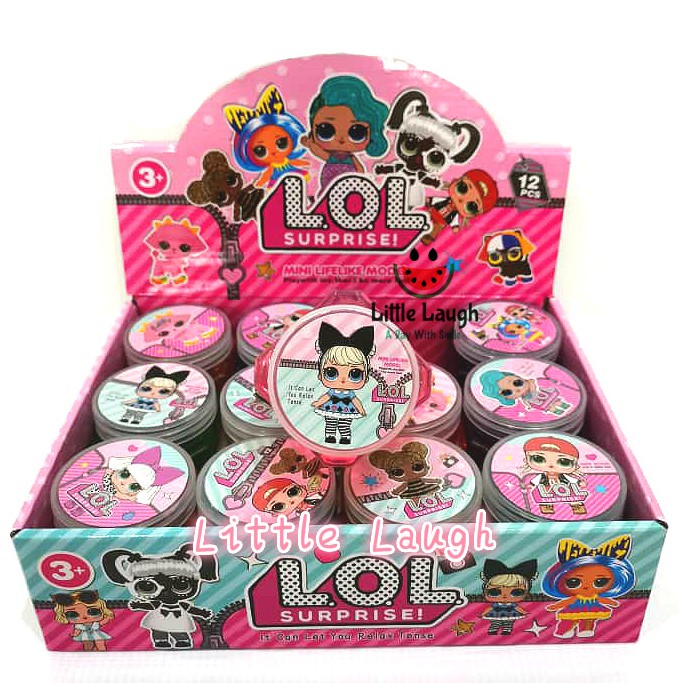 Slime Clay DIY Mud Crystal Sludge Squishy lol doll design SUPERNICE Shopee Malaysia