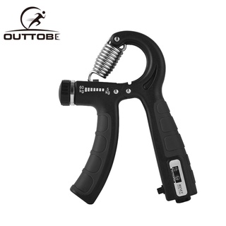 Outtobe Hand Gripper Adjustable Resistance Automatic Counting Non