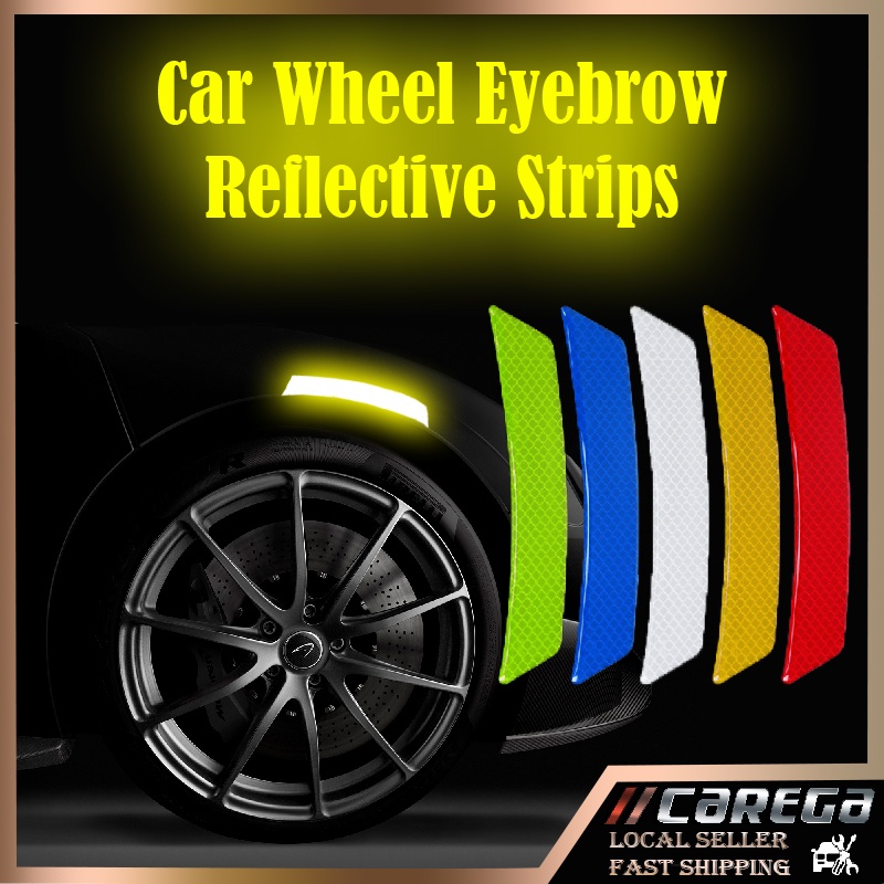 Ca Wheel Eyebow Eflective Stickes, Watepoof Anti