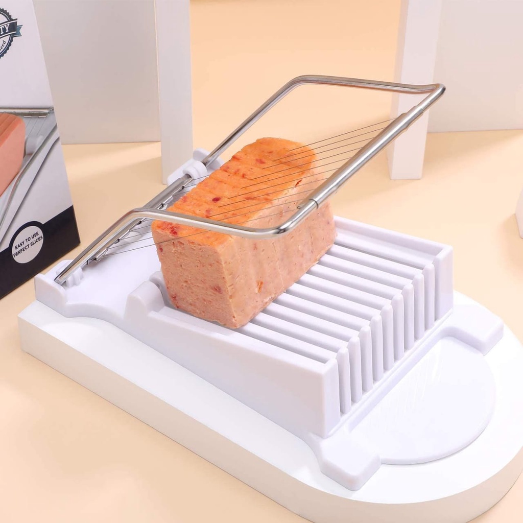 Luncheon Meat Slicer, Boiled Egg Fruit Soft Cheese Slicer Cutter