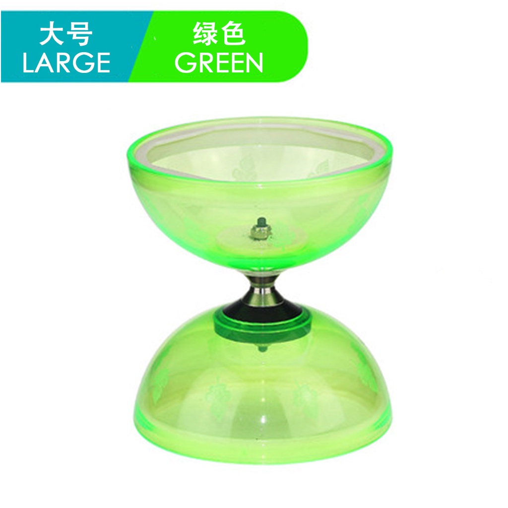 HUALING Tree Leaves 3-Axle Diabolo Traditional Chinese Yoyo 3