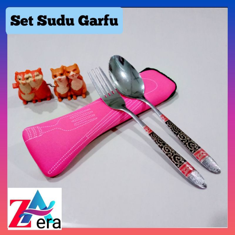 Cutlery Set Set Sudu Garfu Set Kutleri Shopee Malaysia