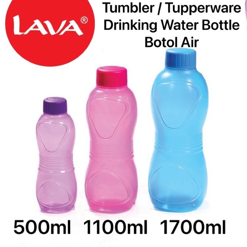 LAVA Tumbler / Drinking Water Bottle / Botol Air / Tupperware 500ml ...