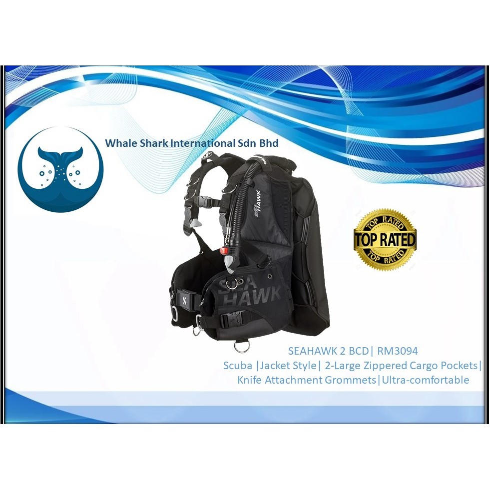 Scubapro SEAHAWK 2 BCD | Shopee Malaysia