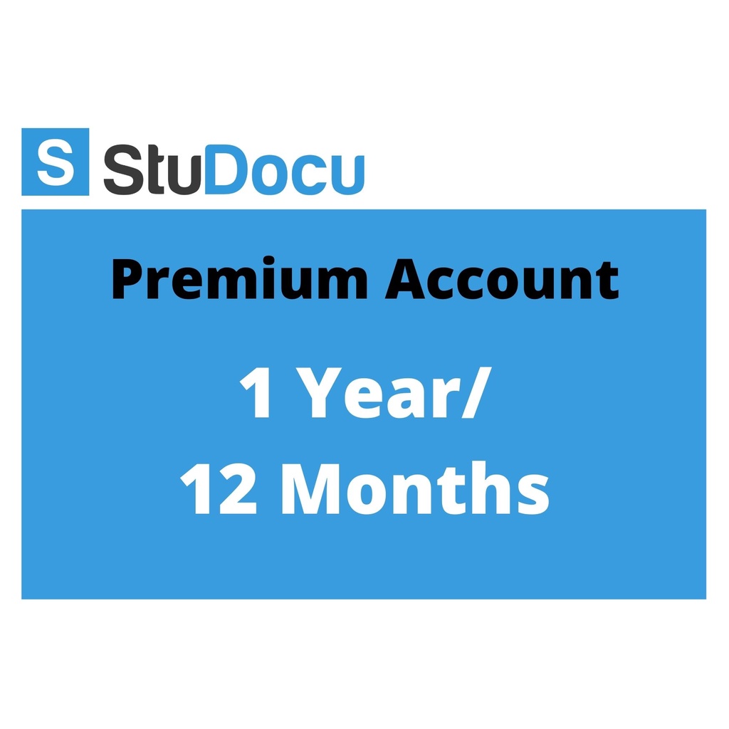 StuDocu Premium Personal Private Account | Studocu Premium Account ...