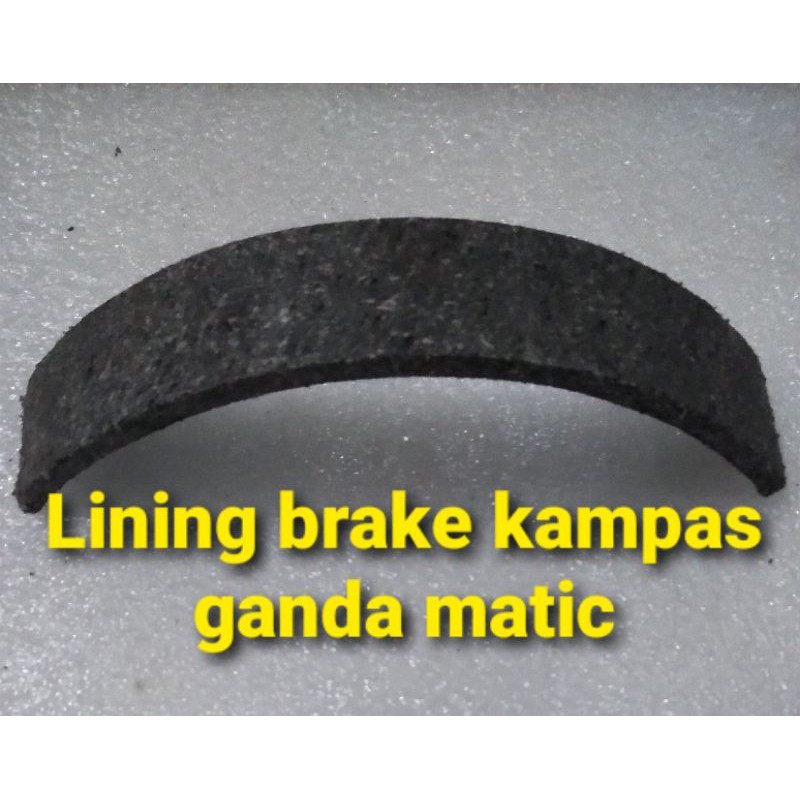 Lining brake made of automatic double canvas, set of 4 pcs | Shopee ...