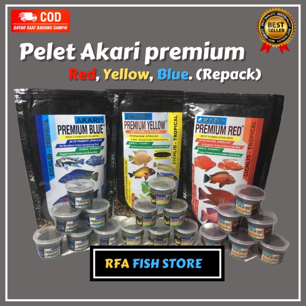 Akari Premium Blue Red Yellow Repack | Floating | Chana 10gram channa ...