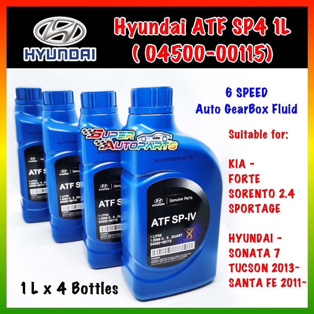 Kia Hyundai ATF SP-IV Auto Transmision Fluid Automatic Gear Oil SP4 ...