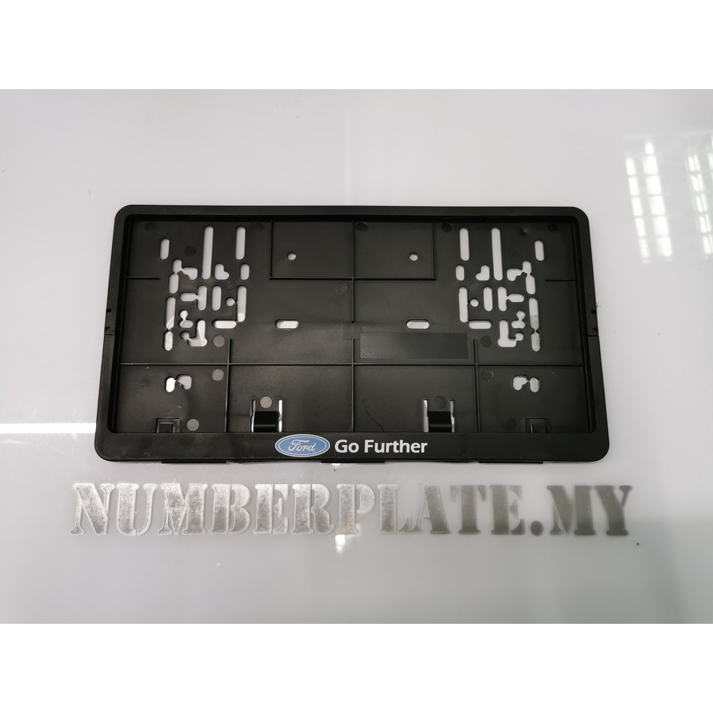CAR NUMBER PLATE HOLDER SQUARE CASING FRAME BLACK 7"x13" [READY STOCK
