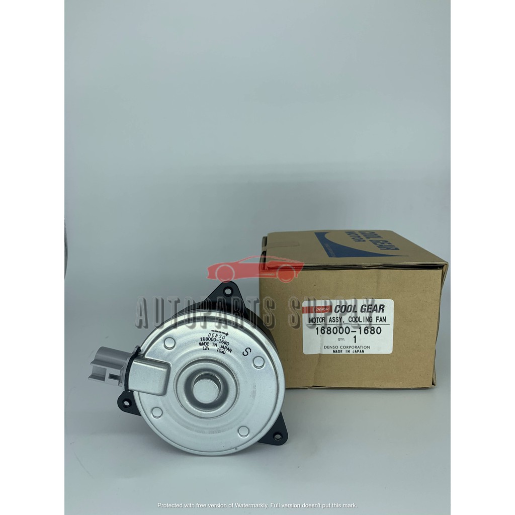 ORIGINAL DENSO FAN MOTOR 1680001680 TOYOTA ALTIS WISH 1.8 ZNE10 ESTIMA