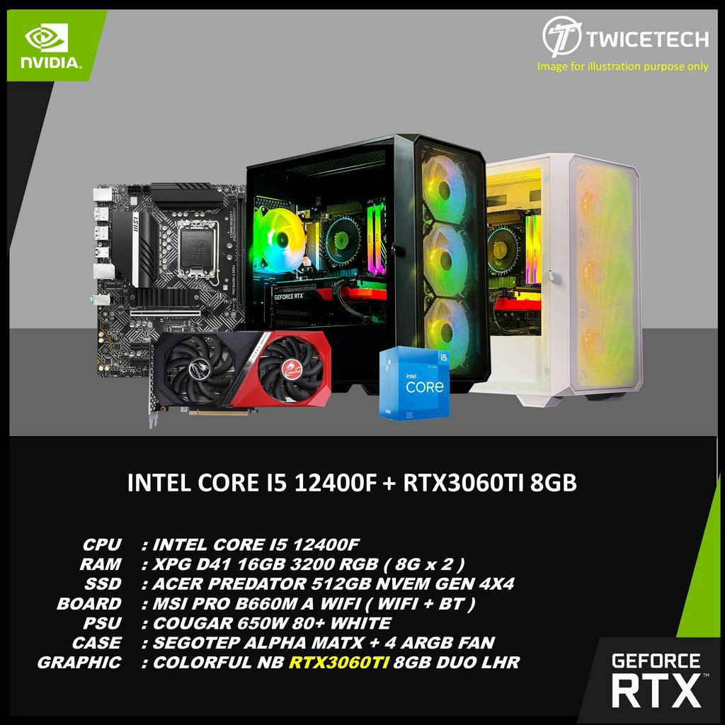 ( READY STOCK ) RTX3060 RTX3070 HIGH SPEC GAMING PC CPU ( INTEL / AMD ...